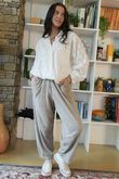 Terry B Classic Relaxed Pant Stone